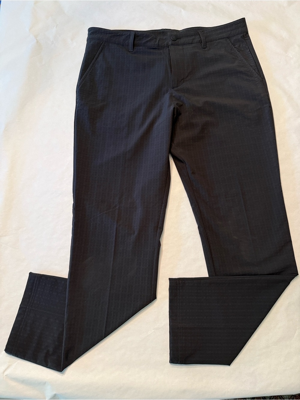 adidas Men's Black Chinos with Subtle Texture